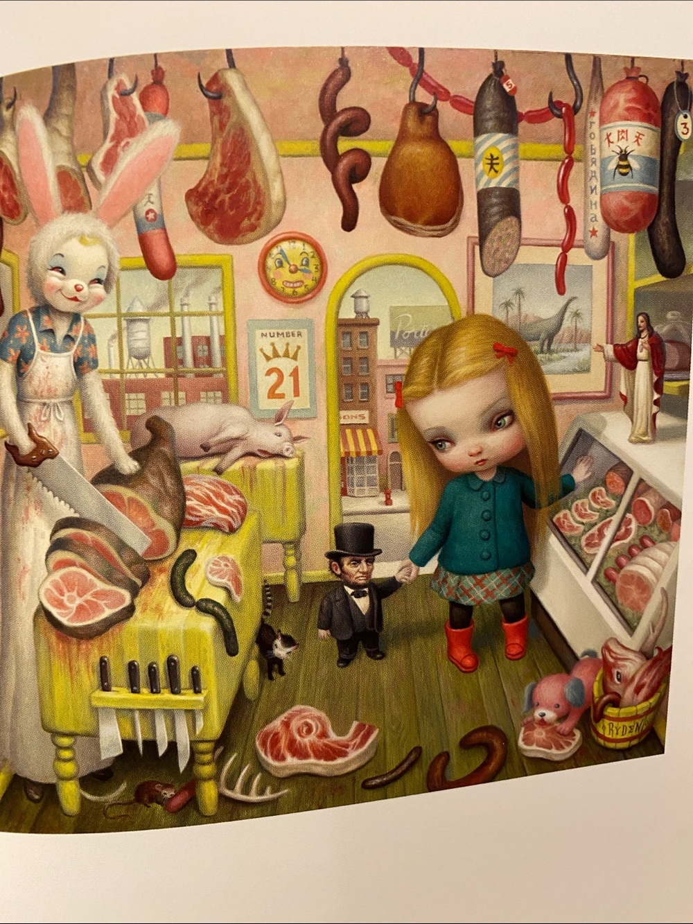 Mark Ryden Art Book - Red Hardcover with Gold Foil - Picture 10 of 14